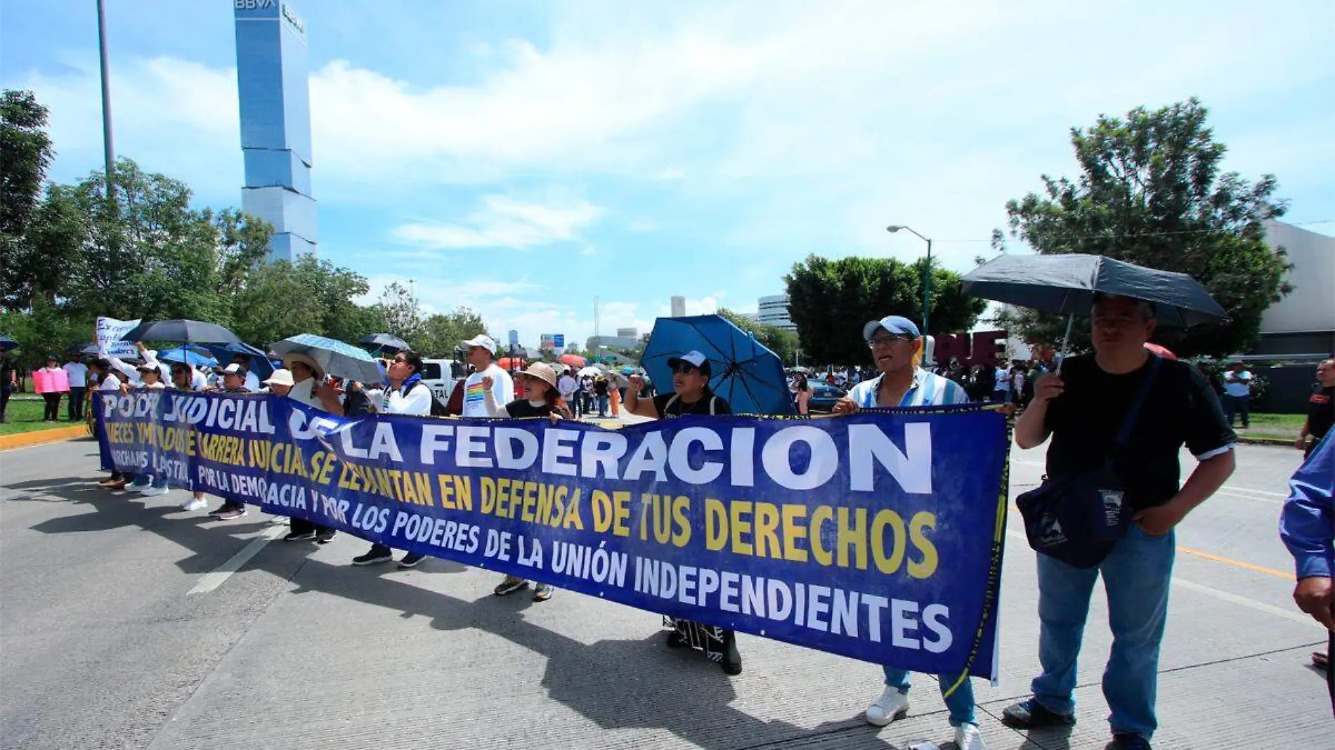 Trabajadores del Poder Judicial de la Federación se manifestaron